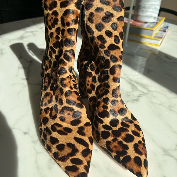 Leopard Print Ankle Boots - Picture 4 of 4